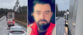 Christoffer skulle köra från Linköping till Katrineholm – fastnade i kö i fem timmar