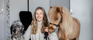 25-åringens närmaste kollegor – en häst och en hund