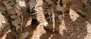 Svenska soldater beskjutna i Mali