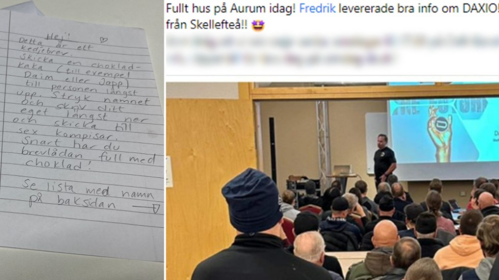 Norran's editor-in-chief Malin Christoffersson compares pyramid schemes to the chain letters of childhood. Here, the background to the investigation of Daxio, which has recently gained a strong foothold in Skellefteå, is explained.