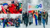 Celebratory air as Pride parade traverses Skellefteå