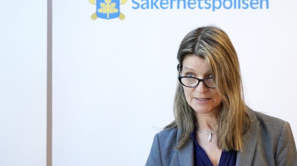 Susanna Trehörning, biträdande enhetschef för kontraterrorism på Säkerhetspolisen. Arkivbild.