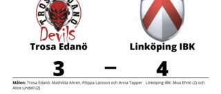 Linköping IBK vann i förlängningen mot Trosa Edanö