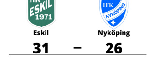 Eskil vann hemma mot Nyköping