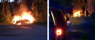 Vansinnesförare fick räddas ur brinnande bilvrak: "Polisen hetsade mig så dant"