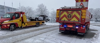Flera trafikolyckor på vintervägarna runtom i Sörmland: "Riktigt halt på sina ställen"