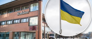 Klart: Ukrainas flagga hissas på stadshuset i Skellefteå • ”Självklart att visa solidaritet”