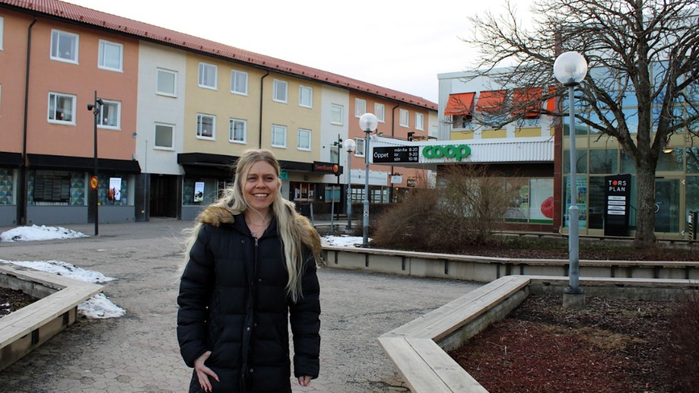 Jenny Nilsson tror att fredagar kommer att vara den stora torghandelsdagen i Hultsfred även i fortsättningen.