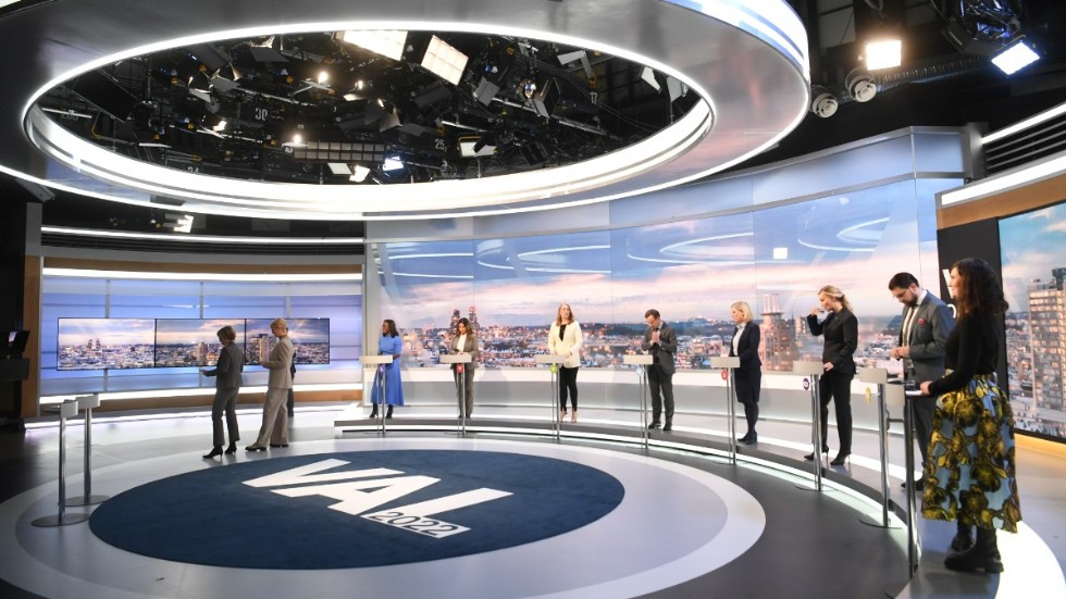 Partiledarna på partiledardebatten i TV4 i början av veckan.