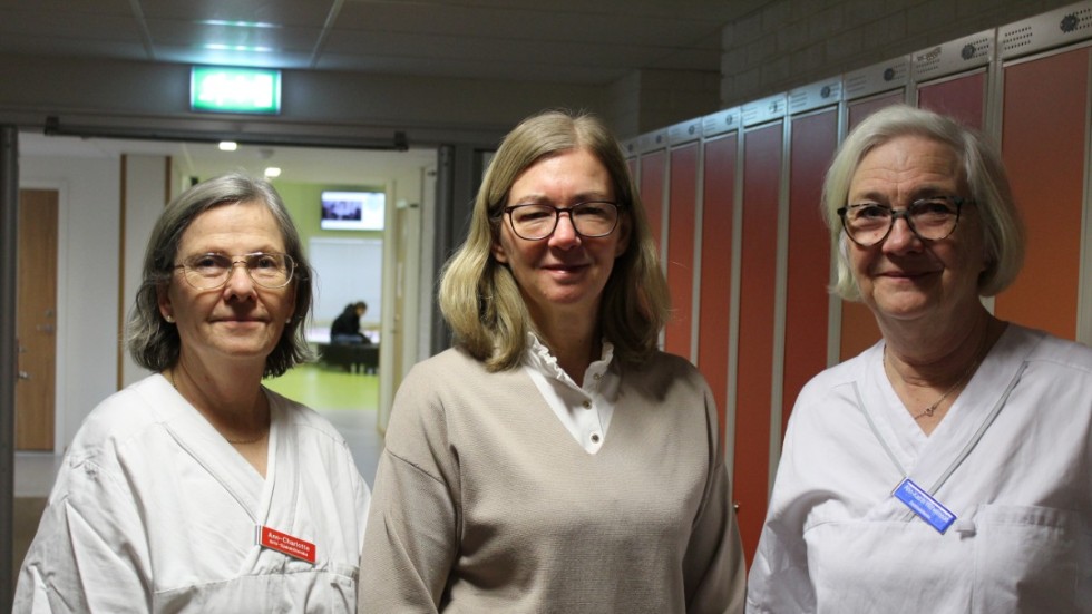 Charlotte Jonsson, Ing-Marie Lagergren och Ann-Katrin Wilhelmsson är nöjda med resultatet av insatsen. "Det hade aldrig gått så fort om vi inte gjort det i skolan", säger Ann-Katrin Wilhelmsson, regionens samordnare för vaccination på skolorna.