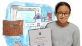Saga, 10, vann stor tävling – tecknade sin skolväg: ”Trodde aldrig det här”