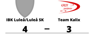 IBK Luleå/Luleå SK vann hemma mot Team Kalix