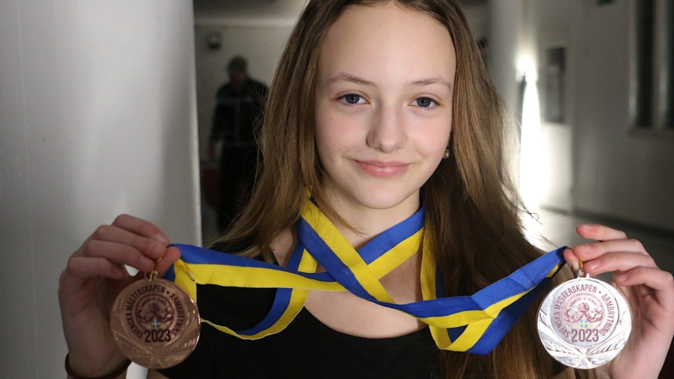 Hemmabrytaren Effie Horste slog till med ett brons och ett silver i klassen för 15-årsjuniorer. Hon har ett helt år till på sig i klassen och nästa år är målet att komplettera samlingen med ett guld också.