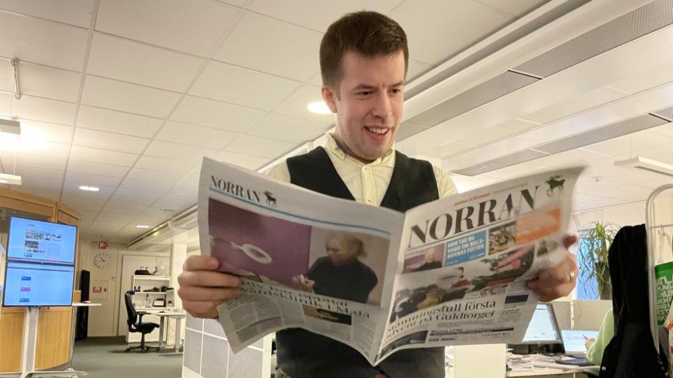 Leo Wikberg blir Norrans nye ledarskribent och debattredaktör. Han vill gärna att läsarna har åsikter om hans åsikter.