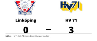 Linköping föll hemma mot HV 71