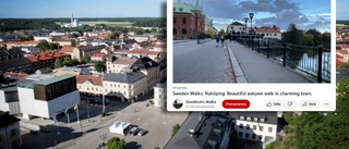 Youtubefenomenet i Nyköping: Filmar sina promenader – kanske syns du i videon?