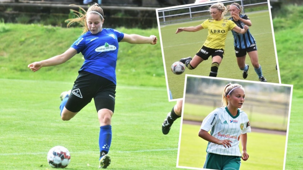 Louise Andersson, Frida Pöder och Malin Rydén är några av de lokala spelarna som gjort många mål.
