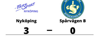 Nyköping vann mot Spårvägen B i tre raka set