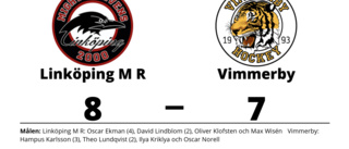 Förlust i förlängningen för Vimmerby mot Linköping M R