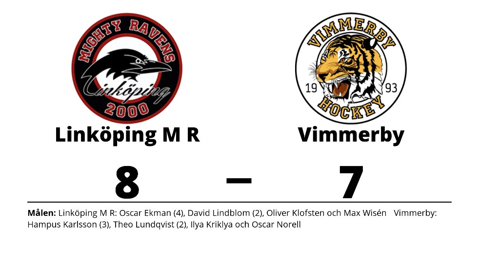 Linköping Mighty Ravens HC vann mot Vimmerby HC