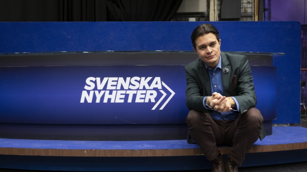 Skribenten gillar tv-programmet "Svenska nyheter" men tycker att satiren om Svenska kyrkan var en aning missvisande. På bilden programledaren Messiah Hallberg.
