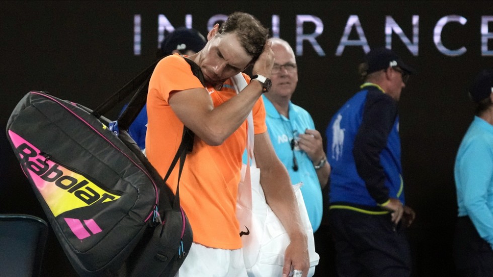Rafael Nadal missar Indian Wells på grund av skada. Arkivbild.