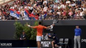 Djokovic hyllad av publiken i Australien