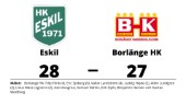 Seger för Eskil i tidiga toppmatchen mot Borlänge HK