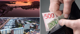 Så mycket tjänar man där du bor ✓Här är det mest välavlönat ✓Områdena där man tjänar minst ✓Skiljer 300 000 kronor