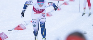 Lisa Eriksson på pallen i sprinten – trots fall
