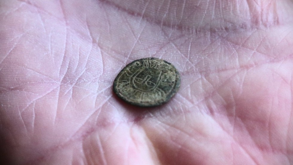 Mynt från vikingatiden funnet i Vallstena.