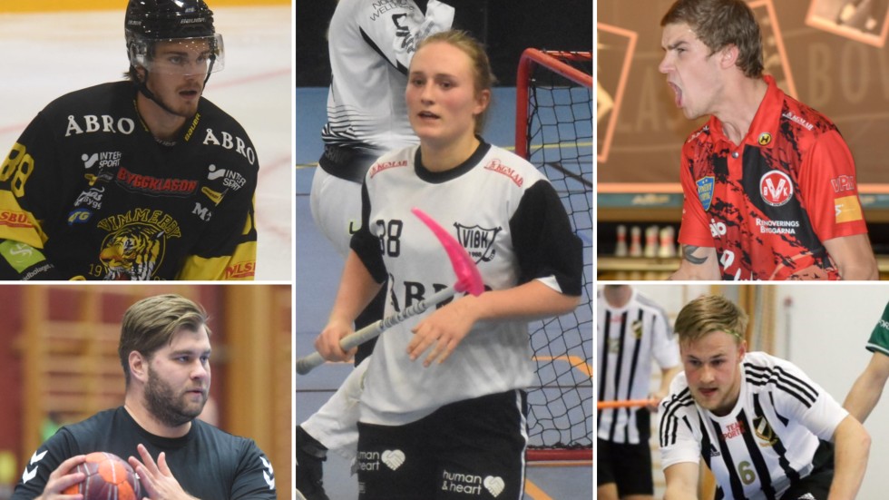 Lucas Jidenius, Joel Ahnstedt, Emma Sjökvist, Daniel Stefansson och Marcus Karlsson tar plats på listan över Veckans Idrottare.