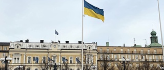 Nu flaggar Motala för Ukraina: "Vill visa solidaritet"