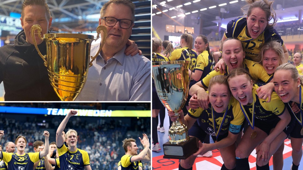 Mikael Ahlerup har fått vara med och uppleva dubbla VM-guld de senaste veckorna som generalsekreterare för Svenska Innebandyförbundet.