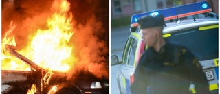 Ytterligare en bil brann i Umeå