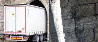 Lastbilen skadade ringmuren • Världsarvssamordnaren: ”Det som är 800 år gammalt måste vi vara försiktiga med”