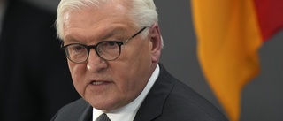 Omvald tysk president markerade mot Ryssland