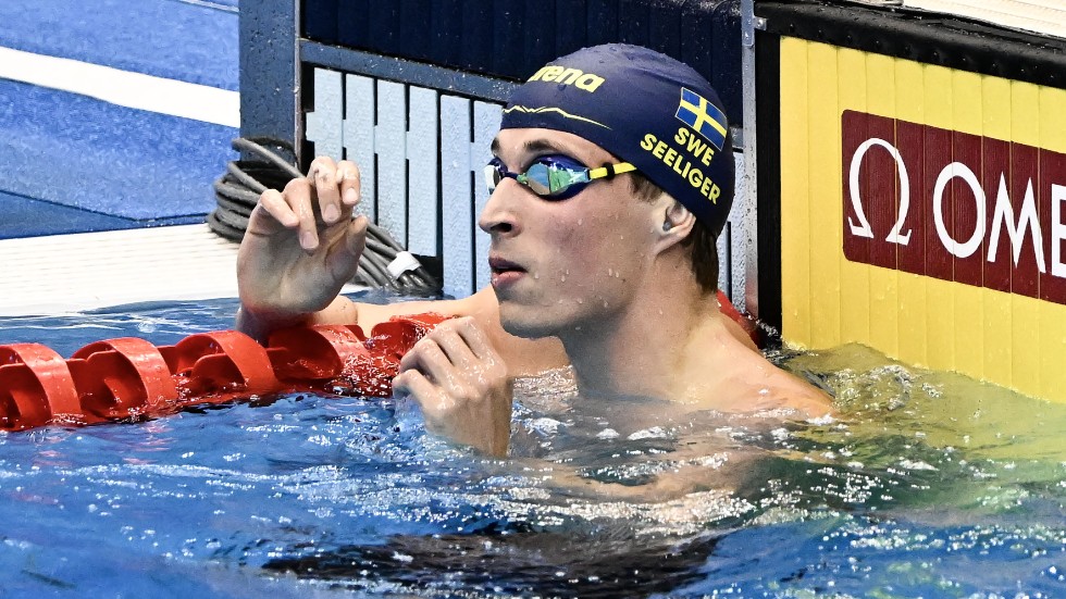 Björn Seeliger slogs ut direkt i försöken på 100 meter fritt i VM.