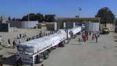 20 lastbilar till Gaza – "droppe i havet"