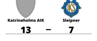 Två poäng för Katrineholms AIK hemma mot Sleipner