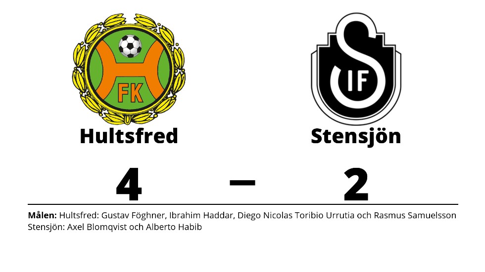 Hultsfreds FK vann mot Stensjöns IF