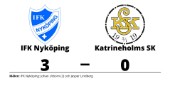 Förlust med 0-3 för Katrineholms SK mot IFK Nyköping