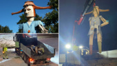 Klassiska Pippi-statyn har tagits bort: "Känns riktigt sorgligt"