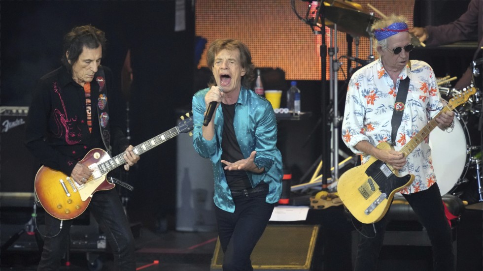 Ronnie Wood, Mick Jagger och Keith Richards väntas släppa ett nytt album, det första utan Charlie Watts. Arkivbild.