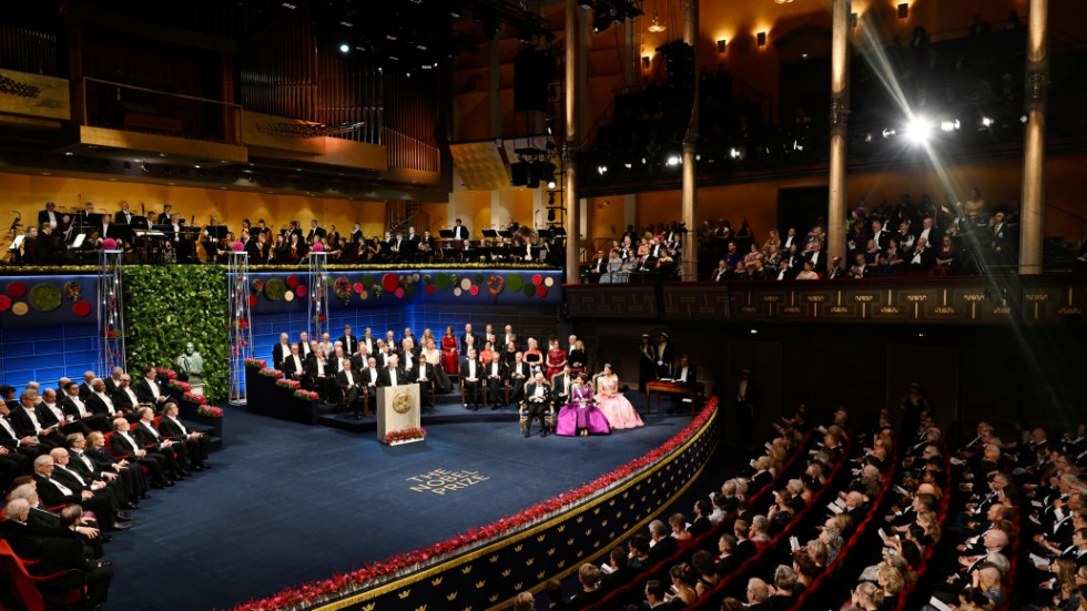 Nobelprisutdelningen i Konserthuset i Stockholm förra året. Förtryckarstaters ambassadörer bör inte välkomnas hit. Men inte heller partier som saknar respekt för människors värdighet.