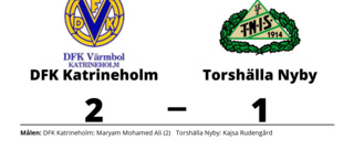 Ombytta roller när DFK Katrineholm besegrade Torshälla Nyby