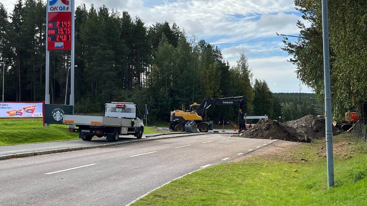 Väg i Jokkmokk stängs av – trafiken leds om