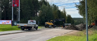 Väg i Jokkmokk stängs av – trafiken leds om