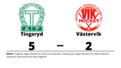 Mål av Isak Brandt och Axel Engblom - men förlust för Västervik