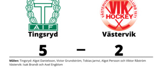 Mål av Isak Brandt och Axel Engblom - men förlust för Västervik
